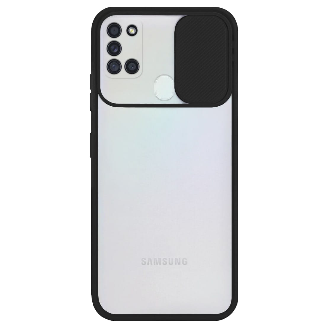 Etui Camera Cover Case - Samsung Galaxy A21s - Czarny
