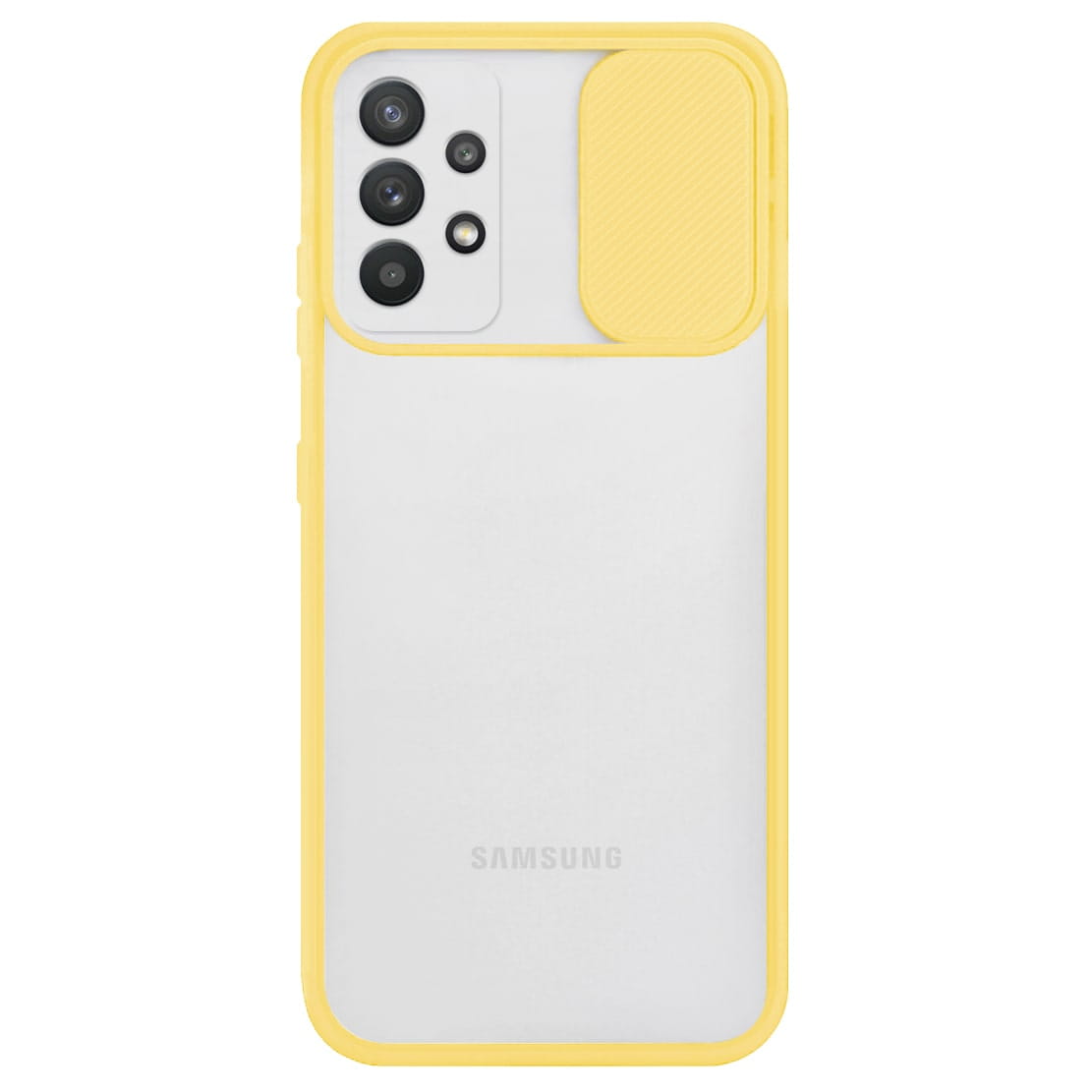 Etui Camera Cover Case - Samsung Galaxy A72 / A72 5G - Żółty