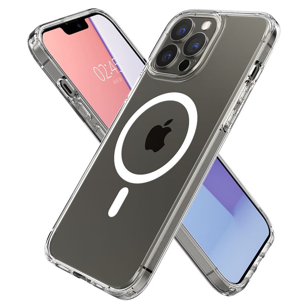 Etui silikonowe z MagSafe do iPhone 13 Pro Max — amortyzacja i dodatkowe magnesy