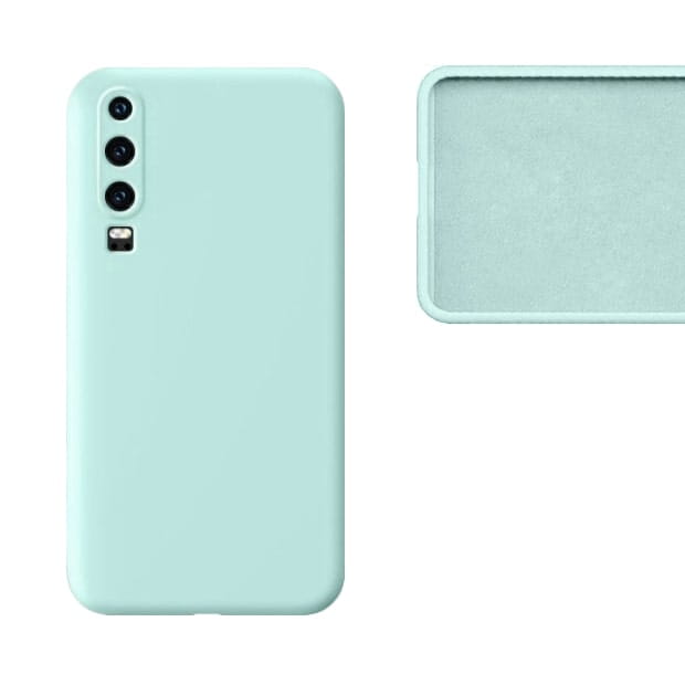 Etui Liquid Soft Silicone - Huawei P30 - Miętowy
