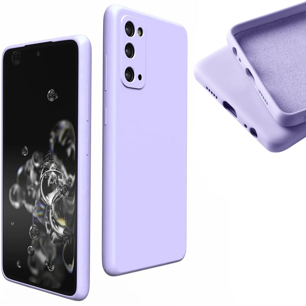 Etui Liquid Soft Silicone - Samsung Galaxy S20 FE - Lawendowy