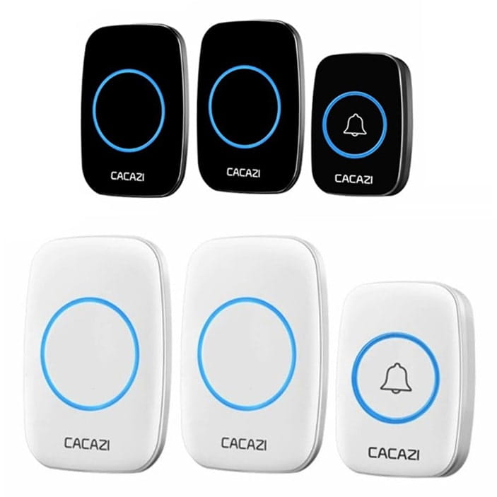 CACAZI Dzwonek do Drzwi, Bezprzewodowy - Podwójny