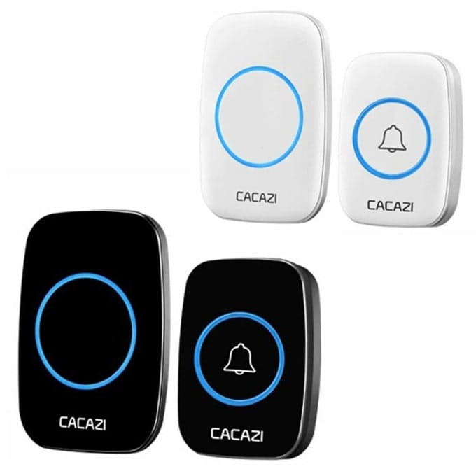 CACAZI Dzwonek do Drzwi, Bezprzewodowy - Pojedyńczy
