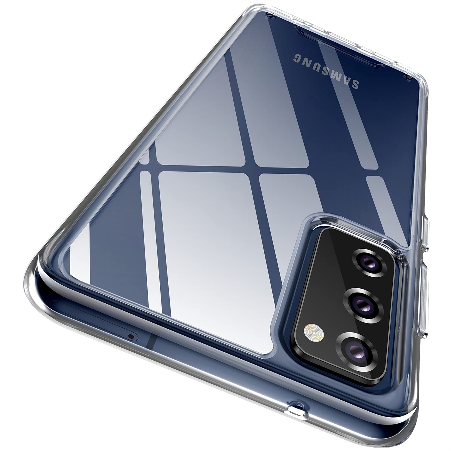 Wzmacniane Etui Hard Case - Samsung Galaxy S20 FE - Transparentny