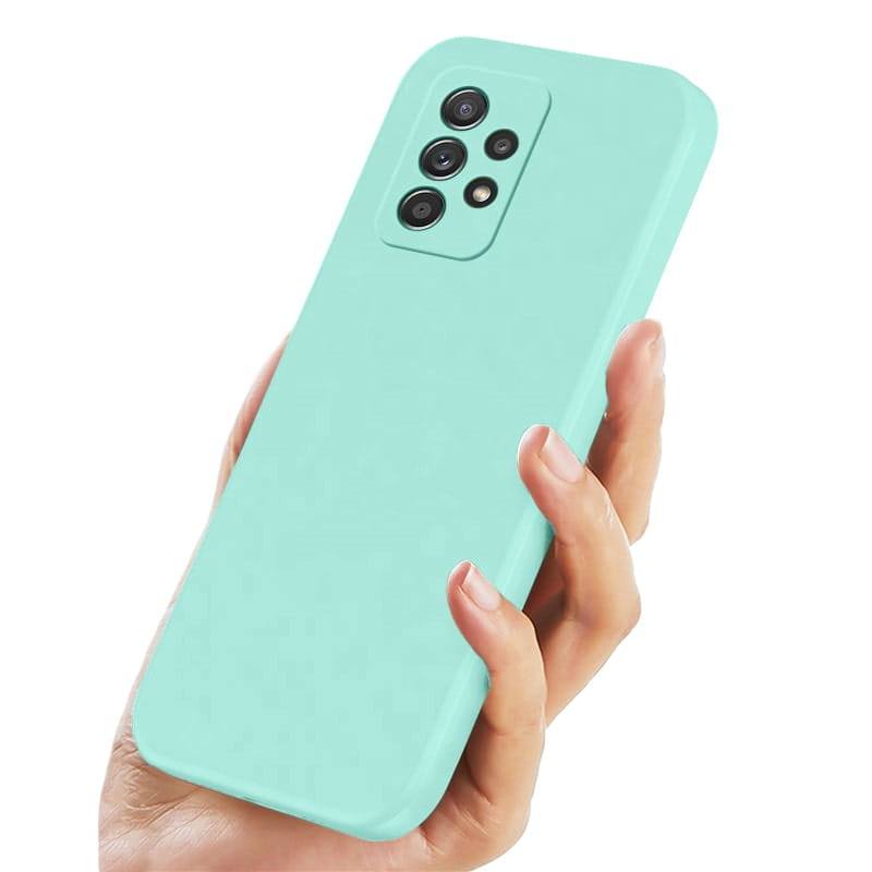 Etui Liquid Silicone - Samsung Galaxy A72 / A72 5G - Miętowy