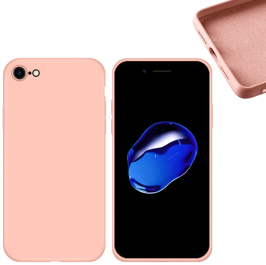 Etui Liquid Soft Silicone - Apple iPhone 7 / 8 - Różowy