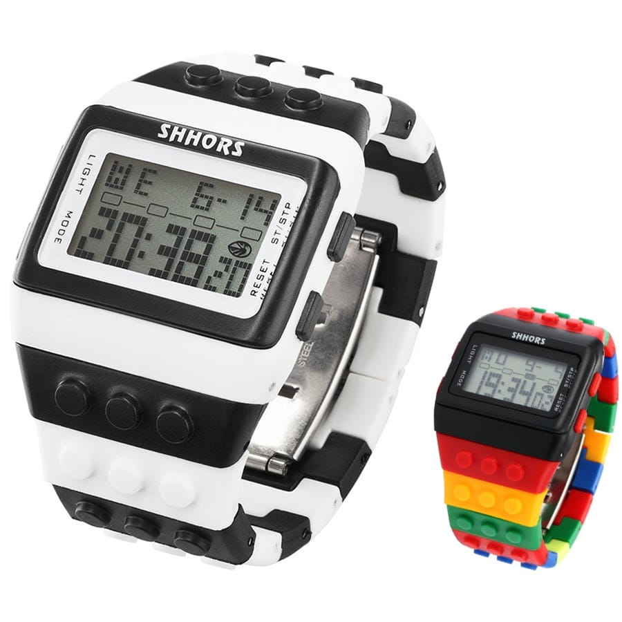 Zegarek Elektroniczny SHHORS - Klocki