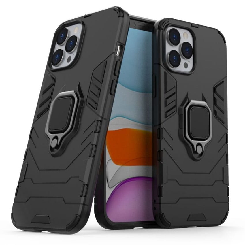 Etui Pancerne Holder Ring Case - Apple iPhone 12 Pro Max