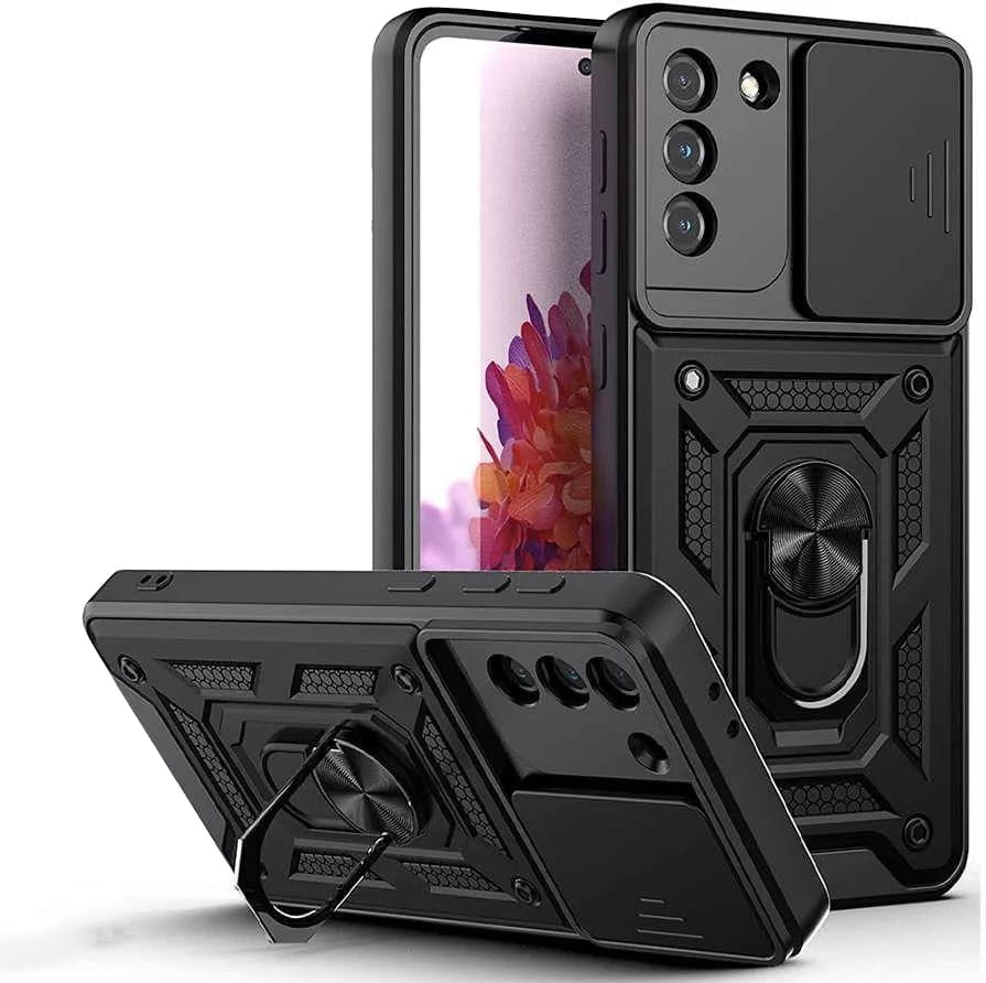 Etui Pancerne Slide Case - ochrona i wygoda dla Samsung Galaxy S21 FE