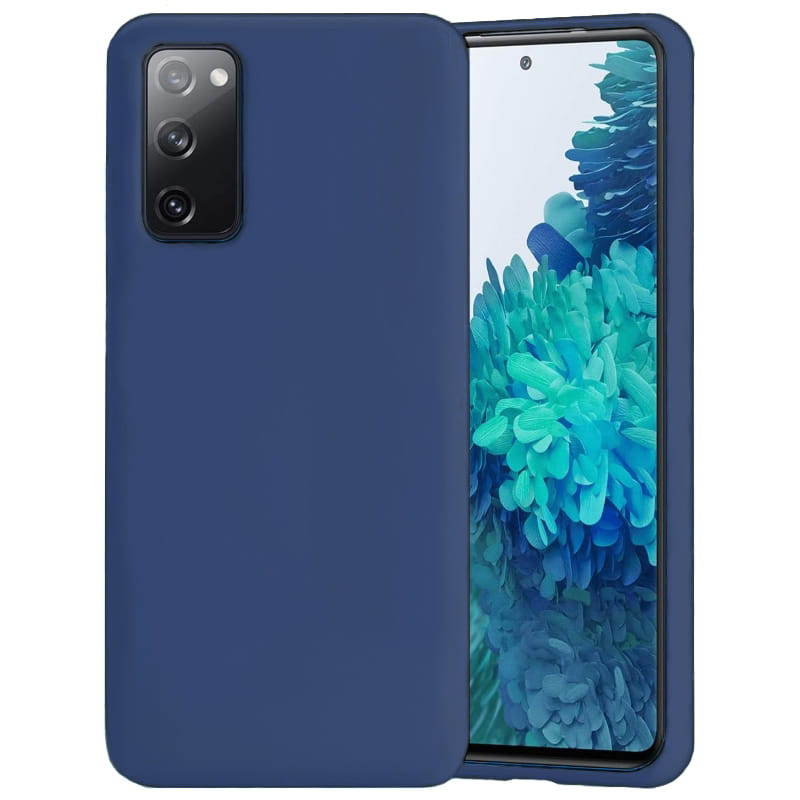 Etui Silikon Kolor - Samsung Galaxy S20 FE - Granatowy