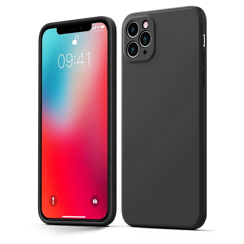 Liquid Soft Silicone - iPhone 12 Pro - Czarny