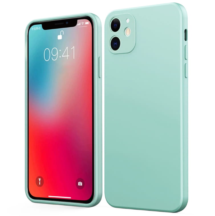 Liquid Soft Silicone - iPhone 12 Mini (5,4") - Miętowy