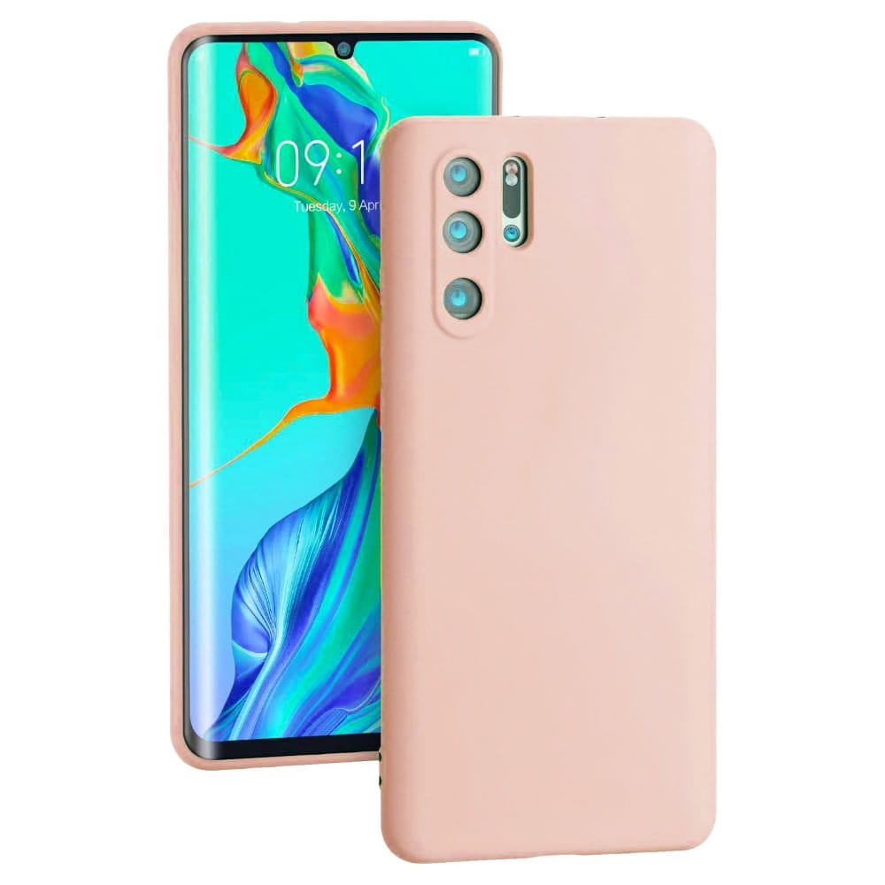 Liquid Soft Silicone - Huawei P30 Pro - Różowy