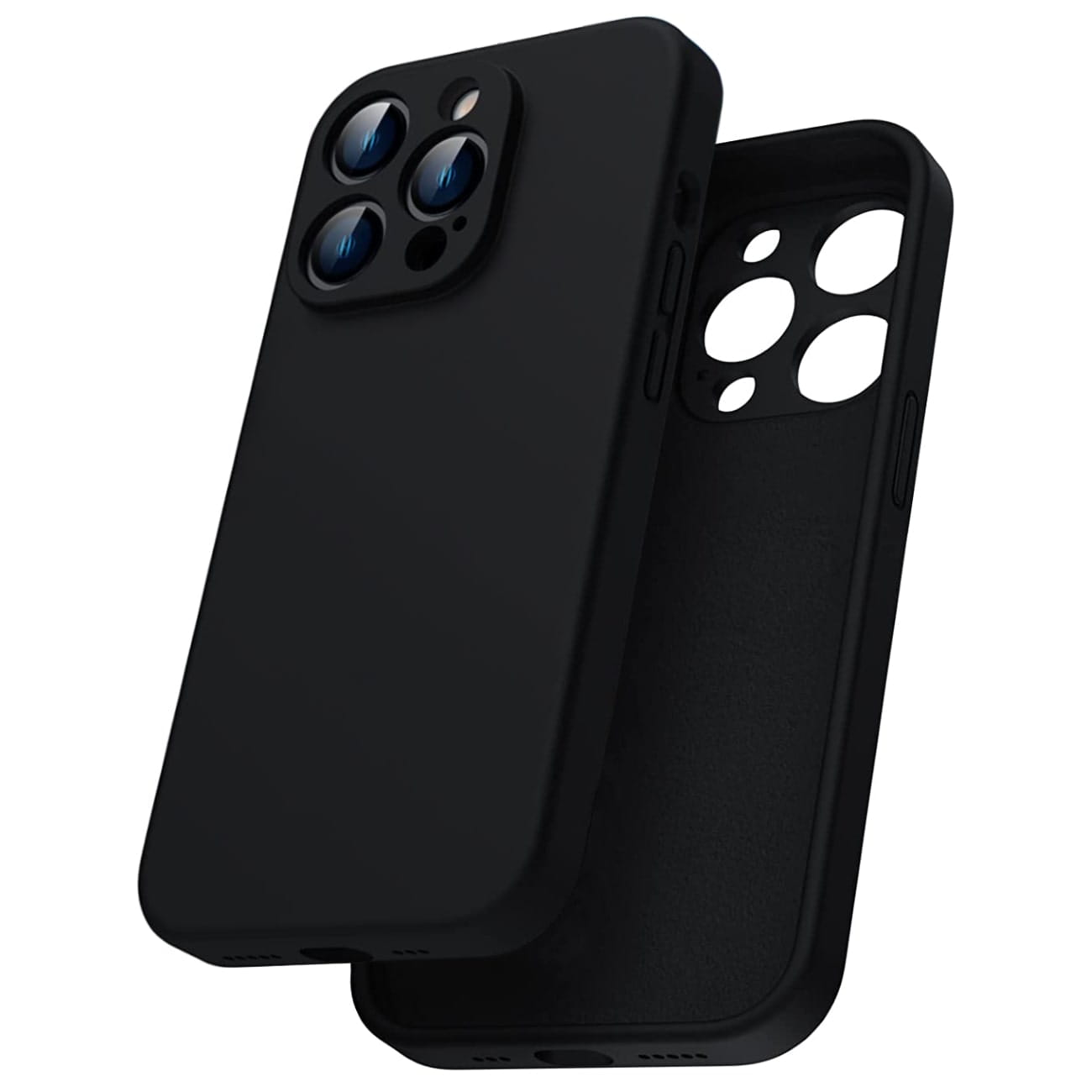 Liquid Soft Silicone - Apple iPhone 14 Pro - Czarny