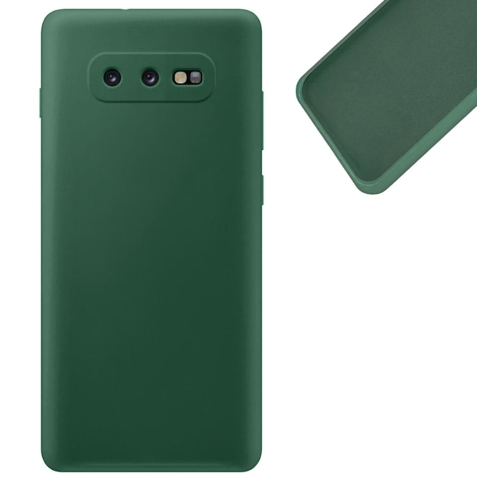 Etui Liquid Soft Silicone - Samsung Galaxy S10e - Zielony