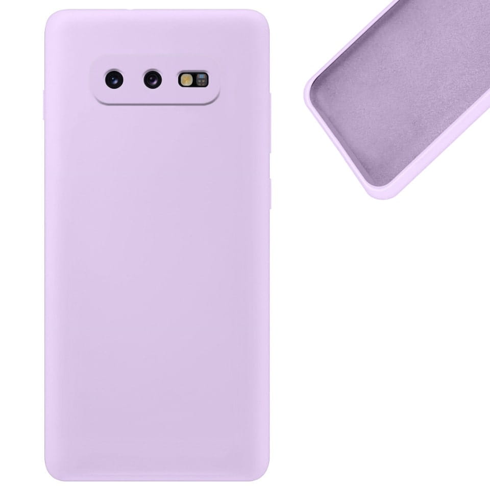 Etui Liquid Soft Silicone - Samsung Galaxy S10e - Lawendowy