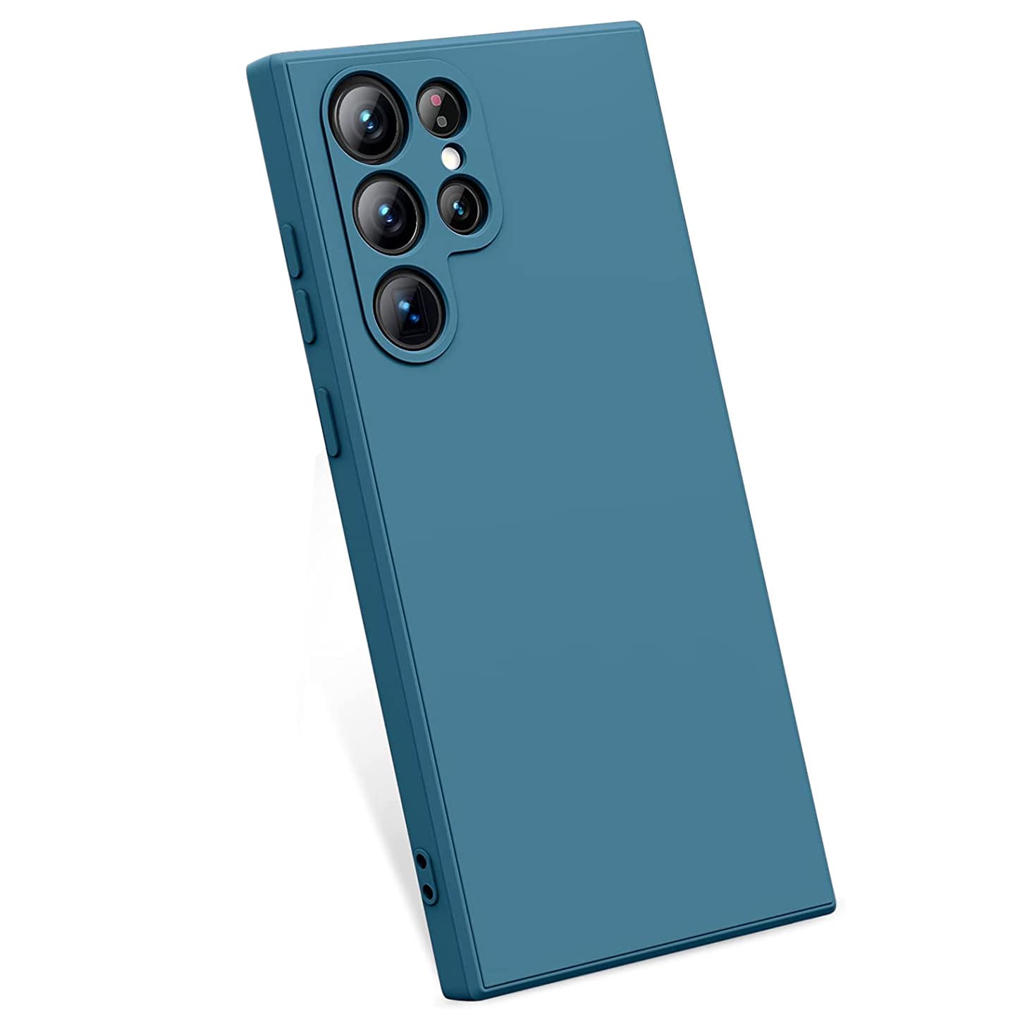Etui Liquid Soft Silicone - Samsung Galaxy S22 Ultra - Pacific Blue
