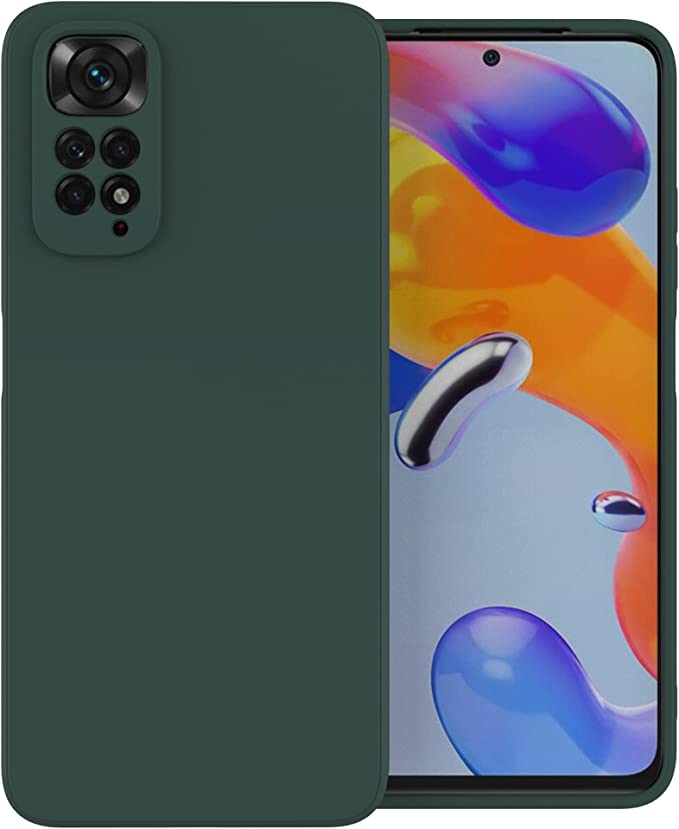 Etui Liquid Soft Silicone - Xiaomi Redmi Note 11 Pro 5G  - Zielony