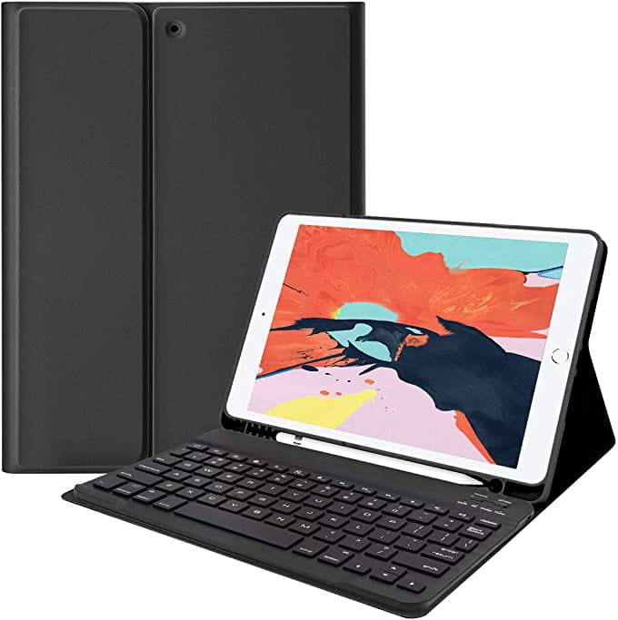 Etui z klawiaturą Bluetooth do Apple iPad 10.2" / 10.5" (2019/20/21) - Czarny