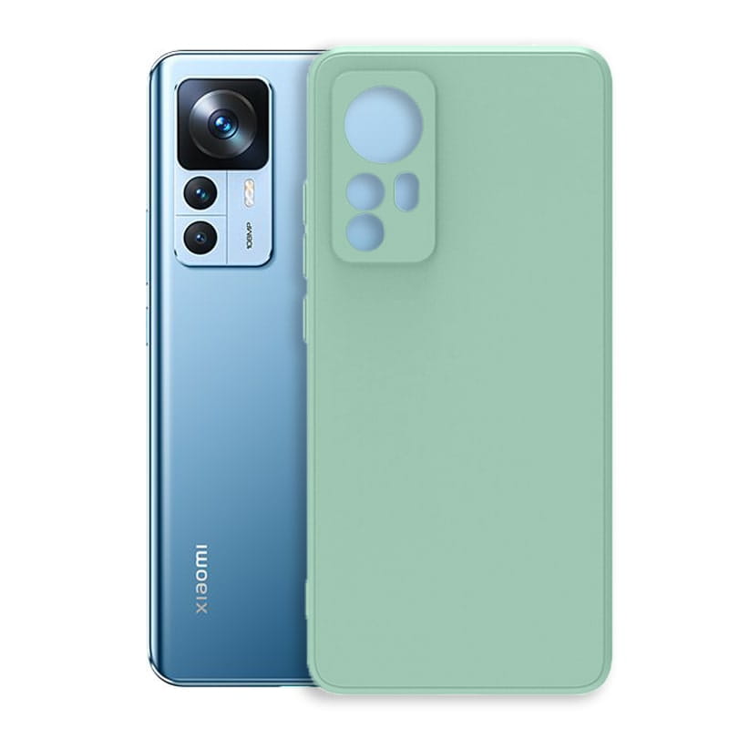 Etui Liquid Soft Silicone - Xiaomi 12T / 12T Pro - Miętowy