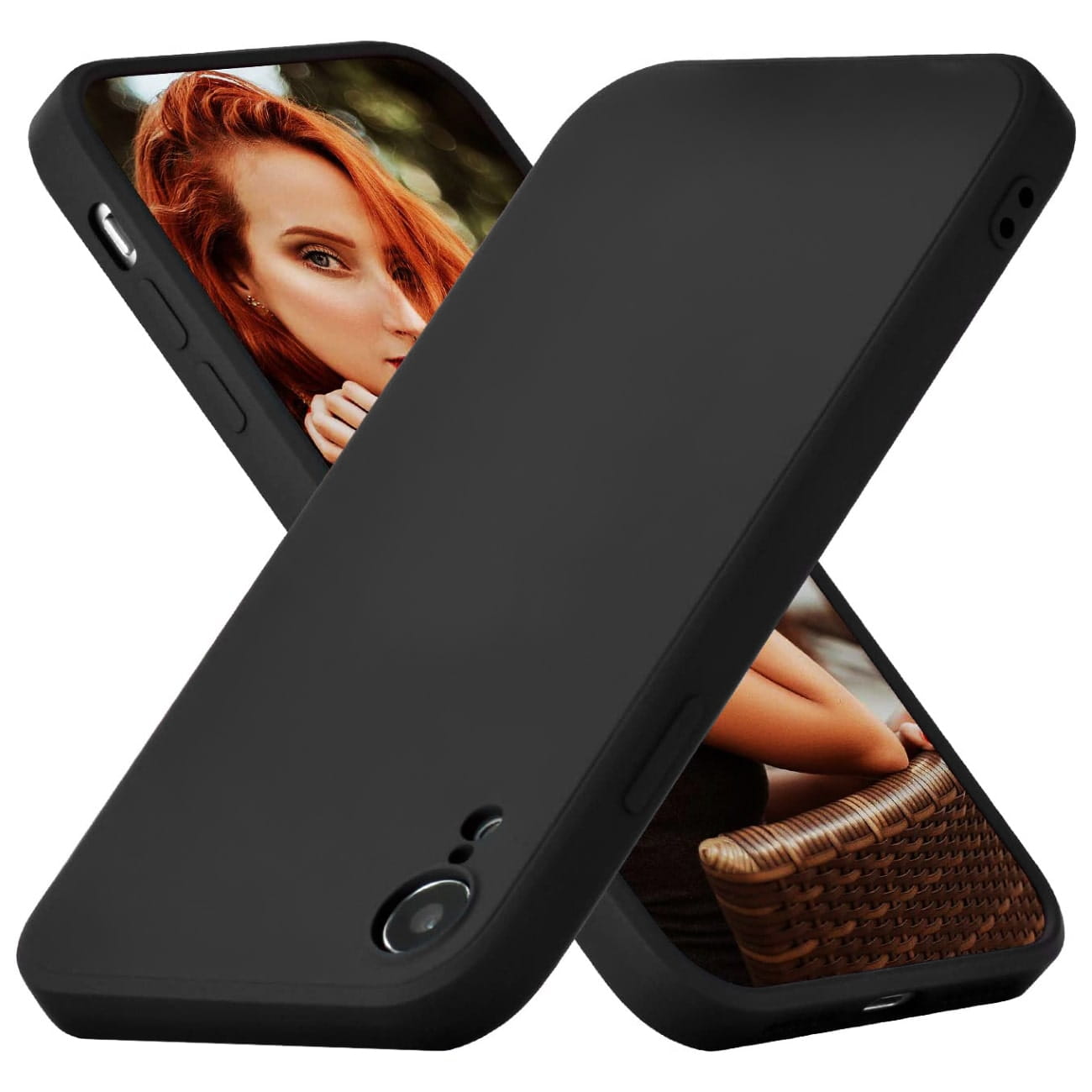 Etui Liquid Soft Silicone - Apple iPhone XR - Czarny