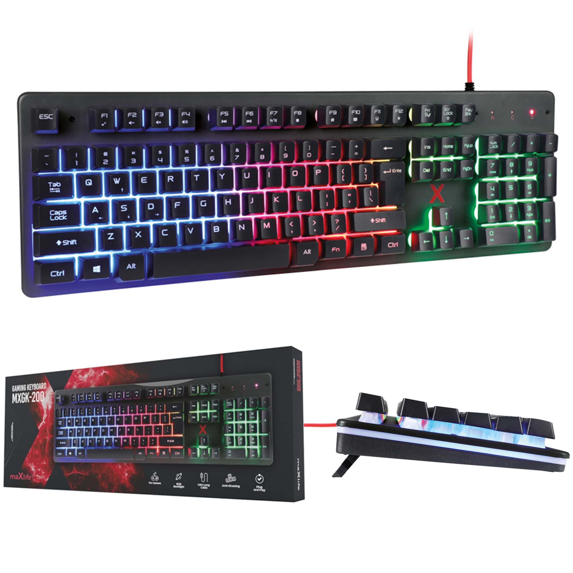 Klawiatura Gamingowa z Podświetleniem RGB