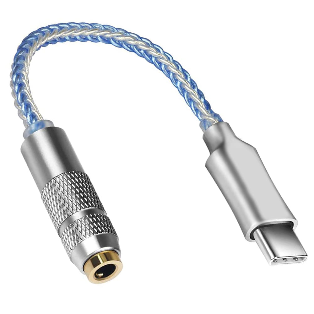 Adapter USB-C do jack 3,5 mm z chipem DAC do hi-res audio - test czterech typów adapterów USB-C dla smartfonów bez portu jack