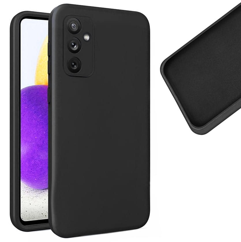 Etui Liquid Soft Silicone - Samsung Galaxy A54 5G - Czarny