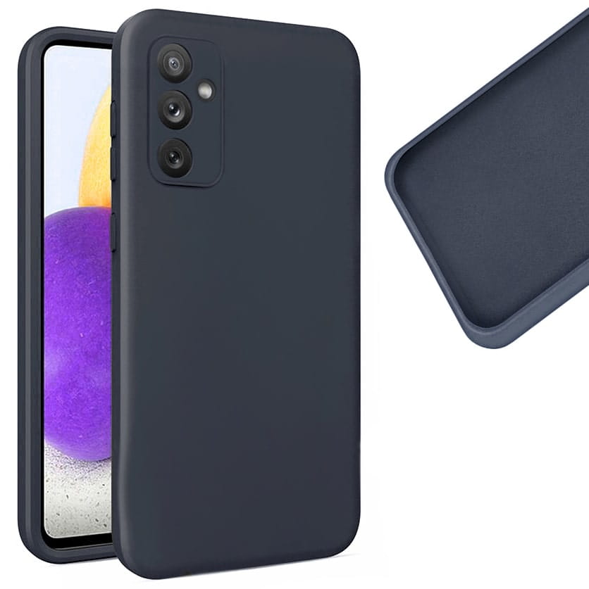 Etui Liquid Soft Silicone - Samsung Galaxy A54 5G - Grafitowy