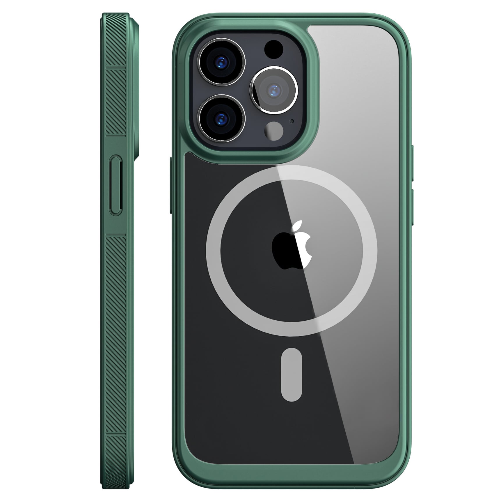 Etui Magsafe Kolor Clear Grip - iPhone 14 Pro - Zielony