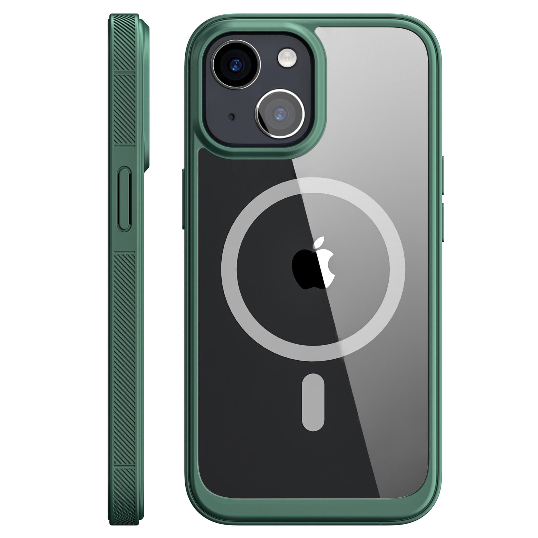 Etui Magsafe Kolor Clear Grip - iPhone 14 - Zielony