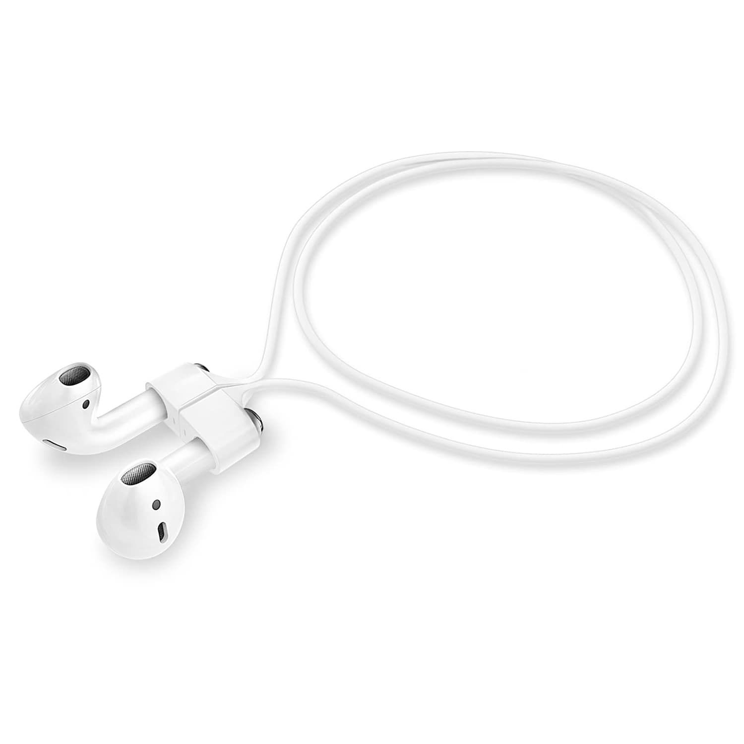 Linka Magnetyczna Pasek Na Szyje Airpods Freebuds - Biała