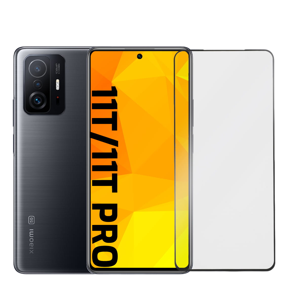 Szkło Hartowane Full Glue Slim - Xiaomi 11T / 11T Pro