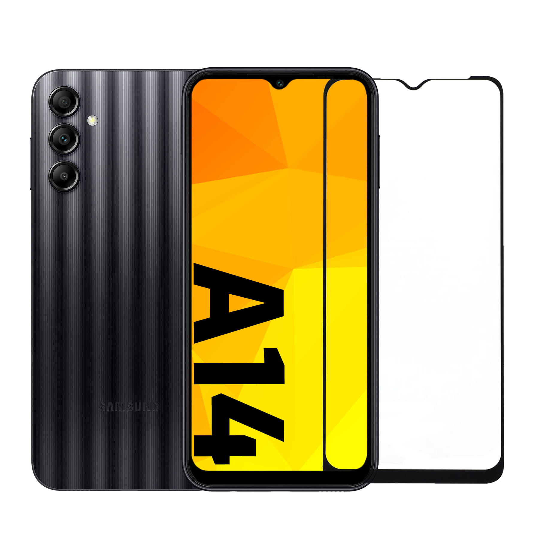 Szkło Hartowane Full Glue Slim - Samsung Galaxy A14 5G