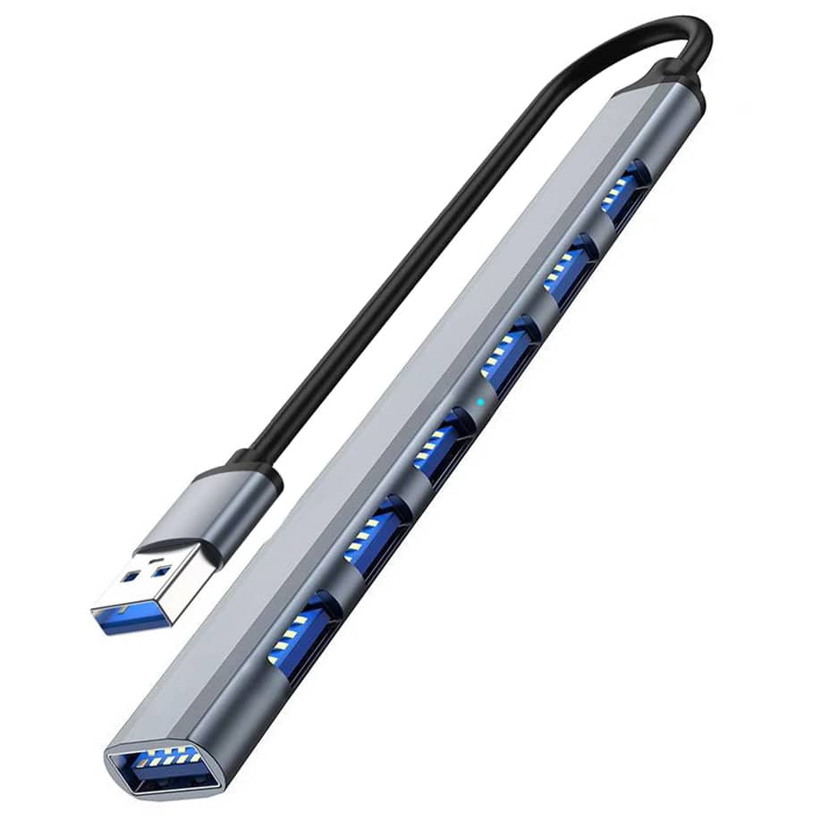 HUB Rozgałęźnik USB na 7 USB (6x USB 2.0 1x USB 3.0)