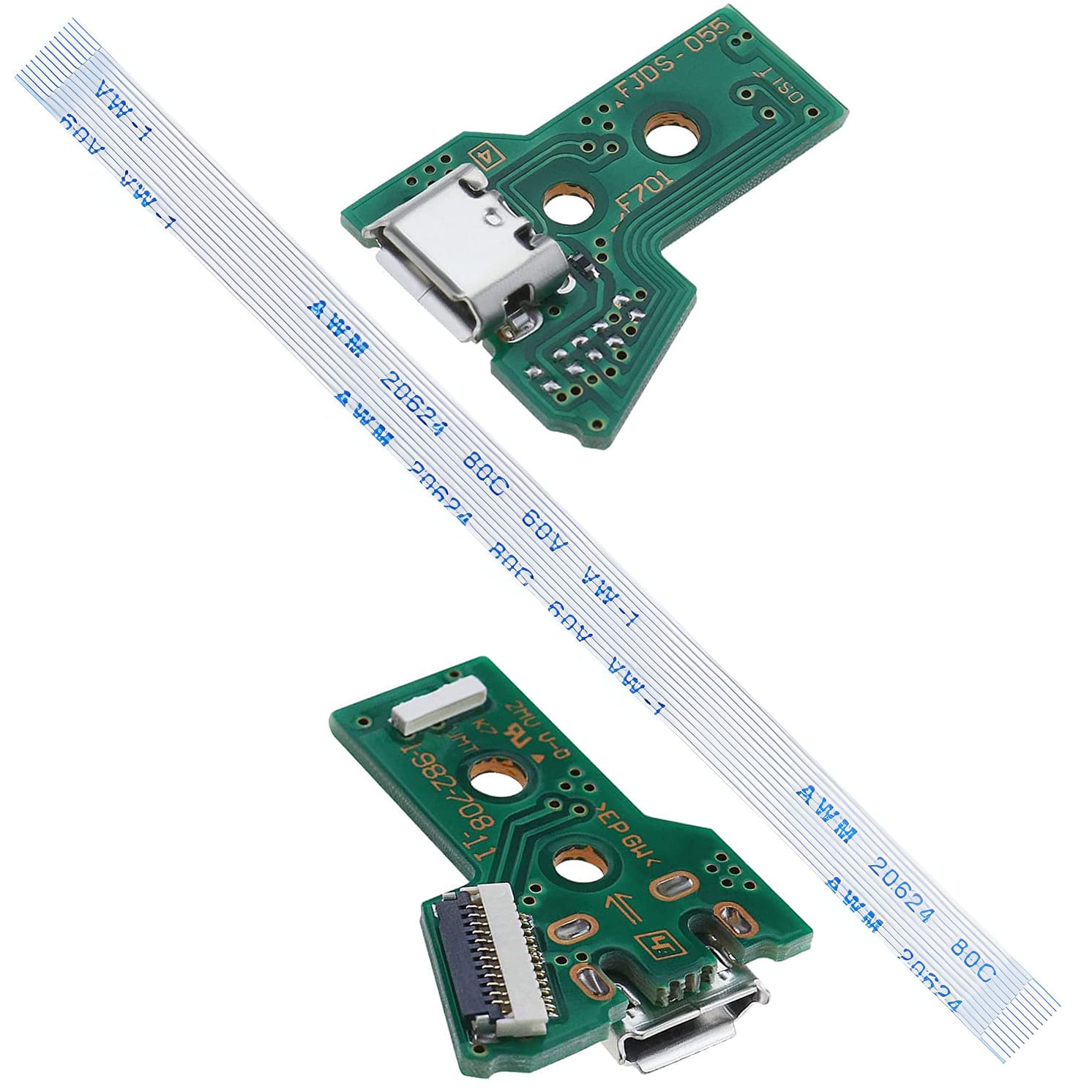 Taśma + Gniazdo Ładowania Usb do Pada Ps4 - JDS-055