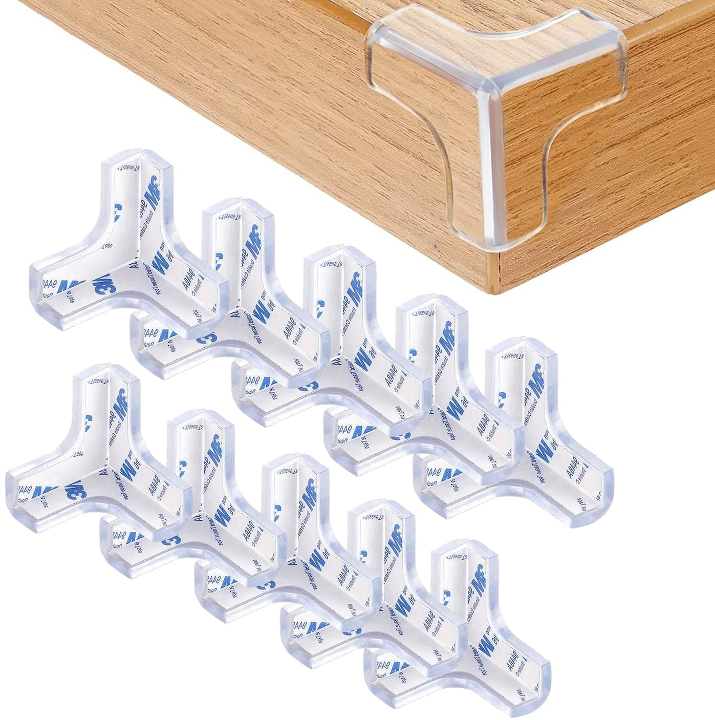 Zabezpieczenia na Narożniki Trójkątne - Samoprzylepne - 10 szt