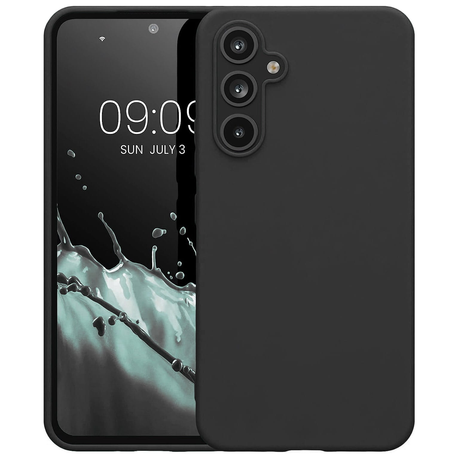 Etui Silikon Kolor - Samsung Galaxy A54 5G - Czarny