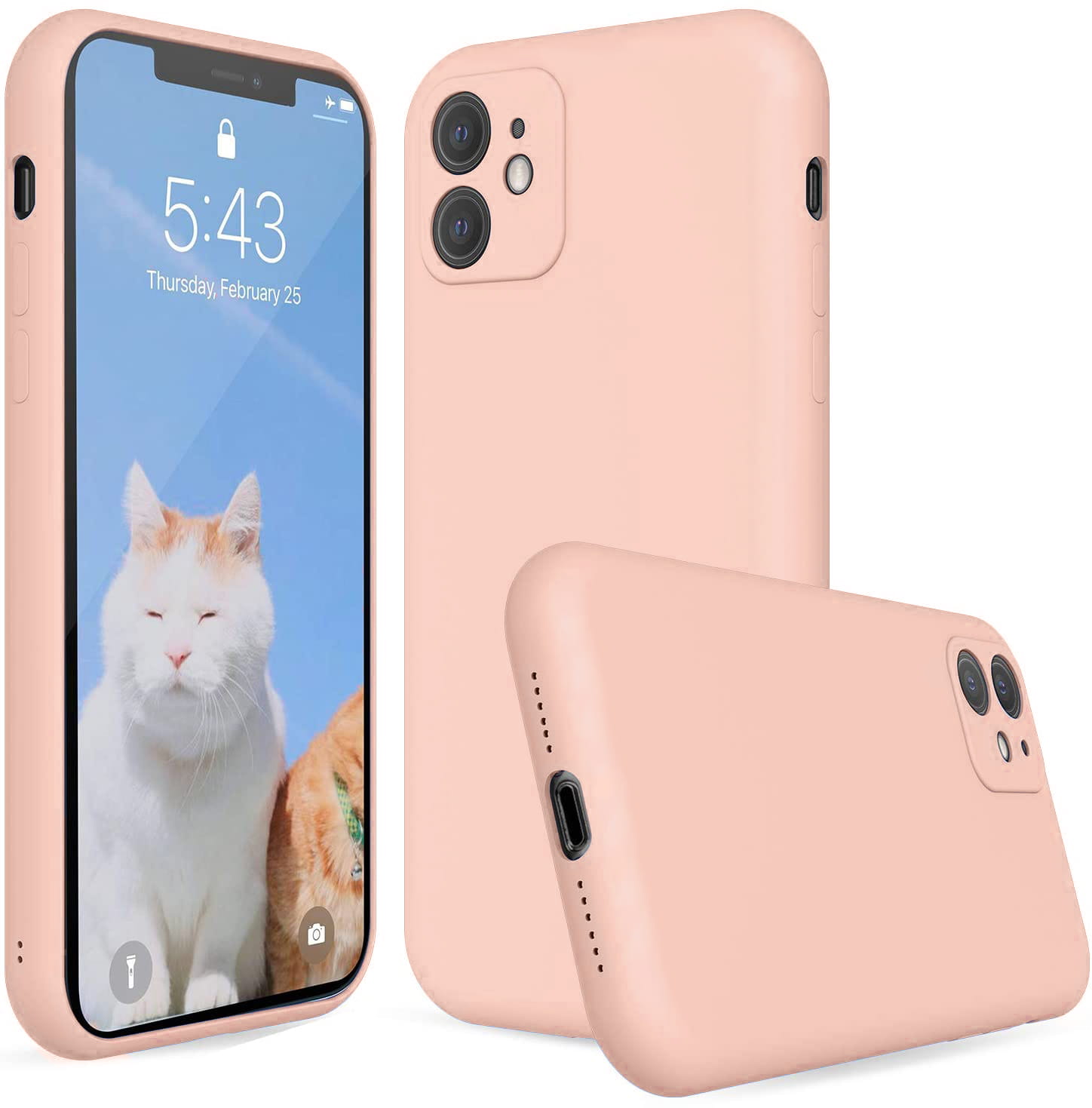 Liquid Soft Silicone - iPhone 11 - Różowy