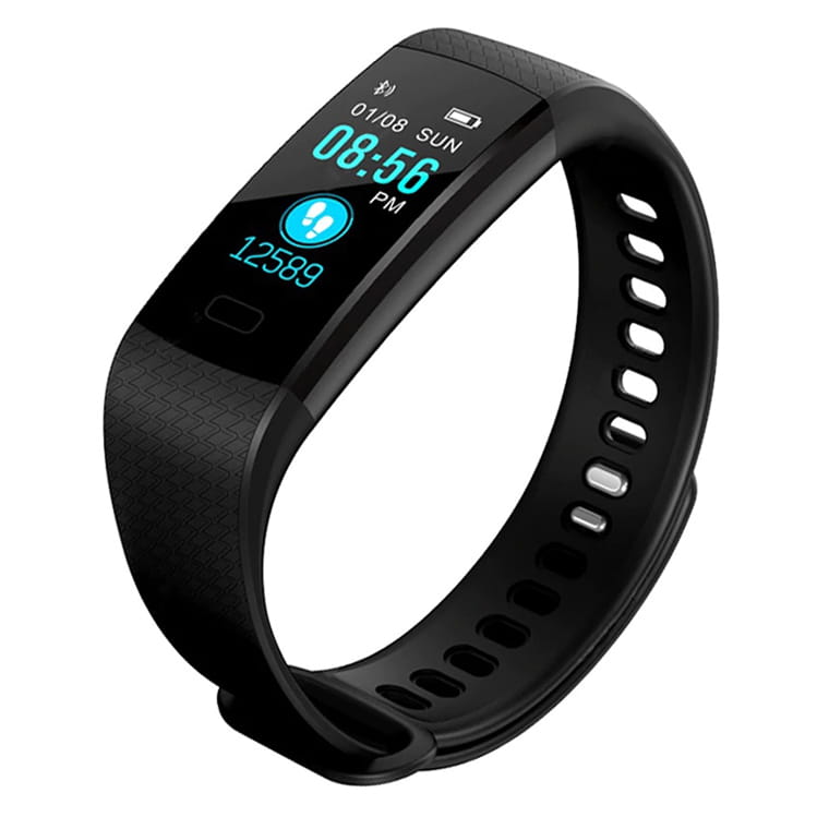  Smartband, Smartwatch, Opaska Sportowa, Pulsometr - Y5 - Czarny