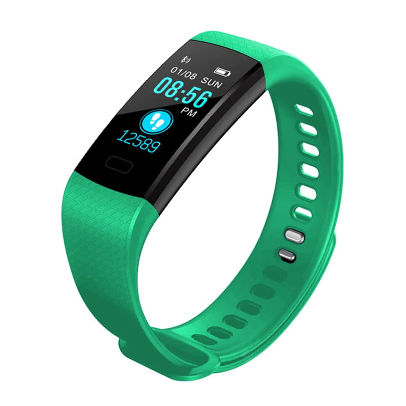  Smartband, Smartwatch, Opaska Sportowa, Pulsometr - Y5 - Zielony