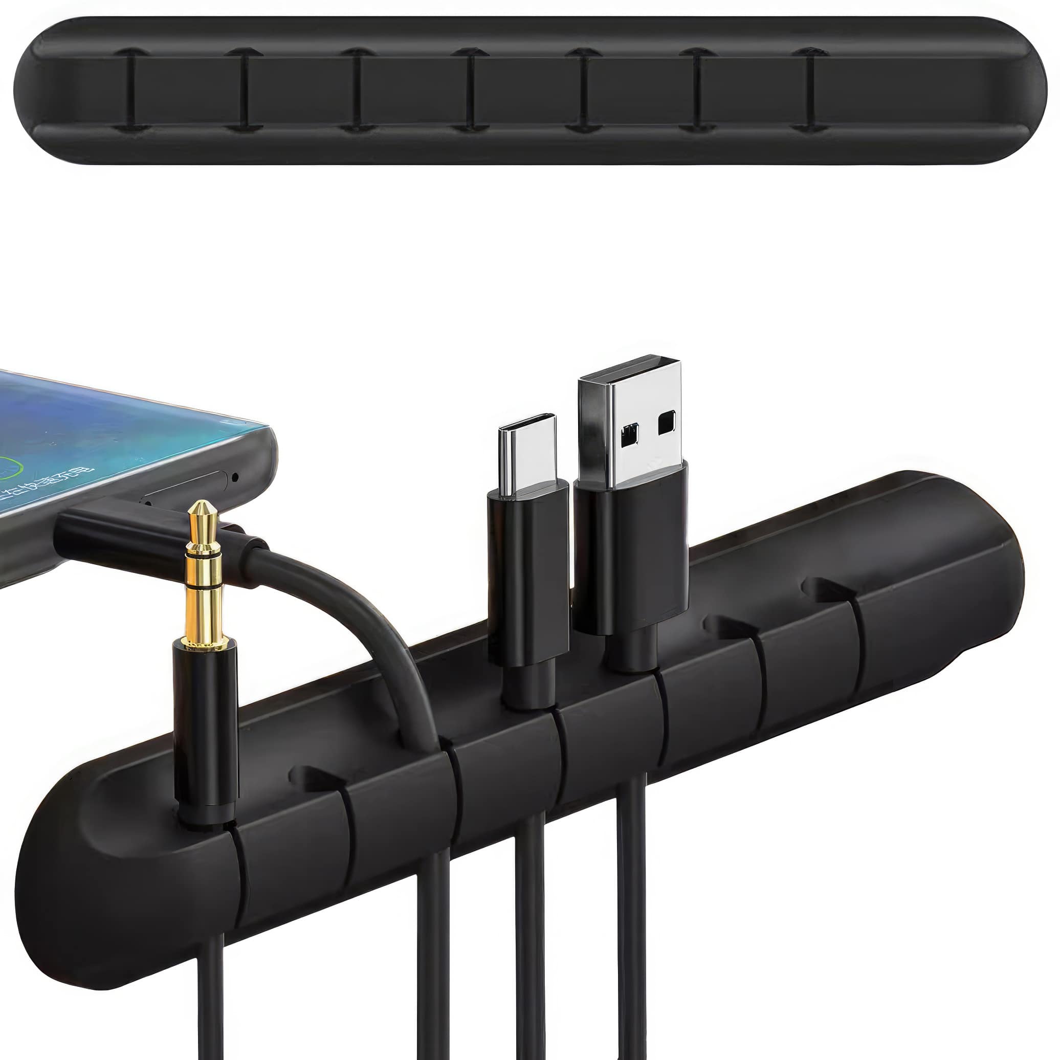 Samoprzylepny Organizer Na 7 Kabli