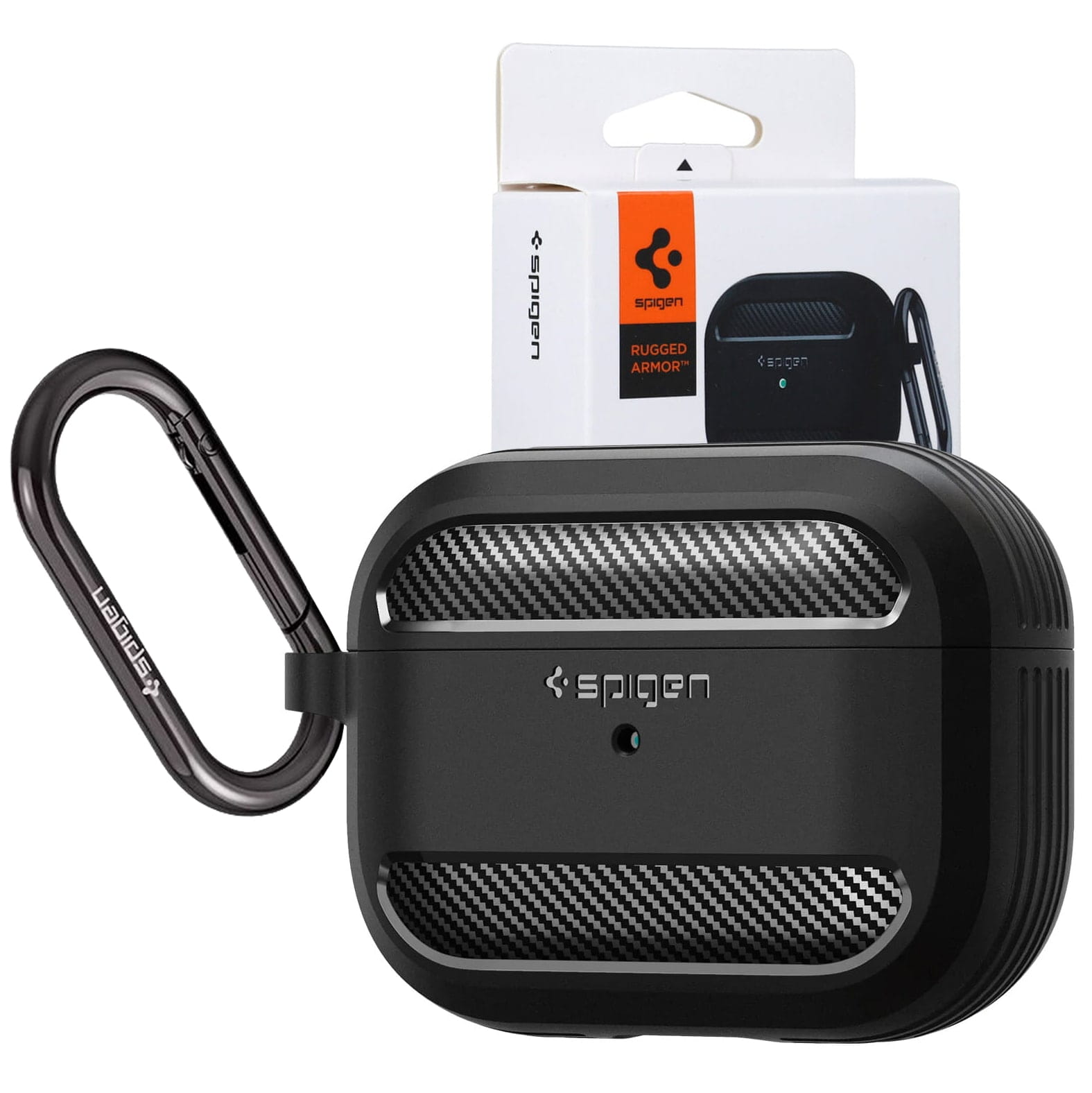 Spigen Etui do Słuchawek Airpods 1 Pro / 2 Pro - Czarne