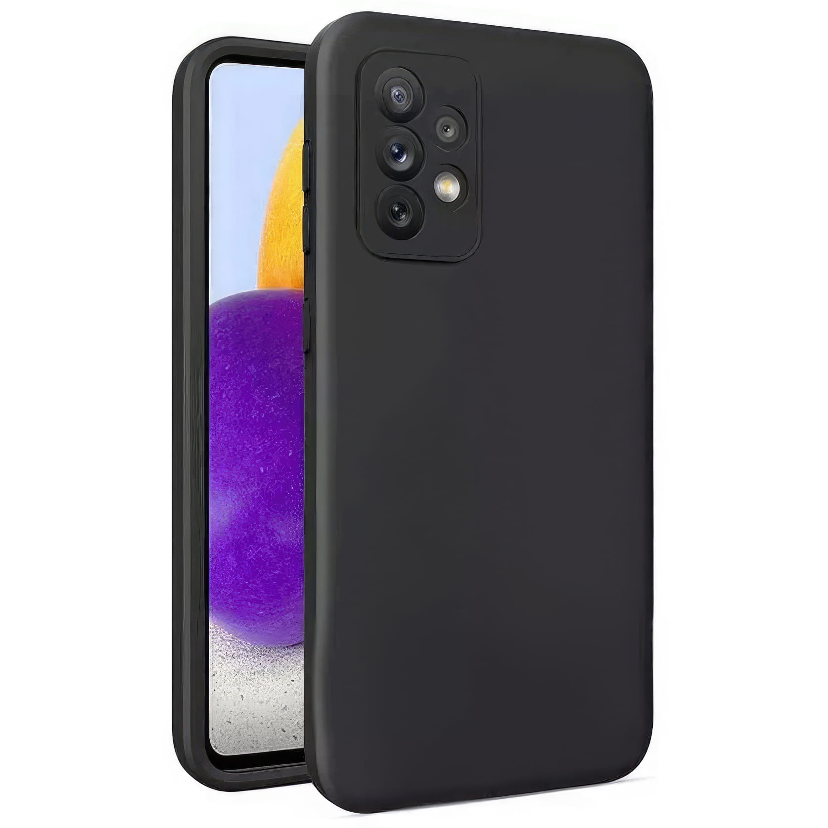 Etui Silikon Kolor - Samsung Galaxy A53 5G - Czarny