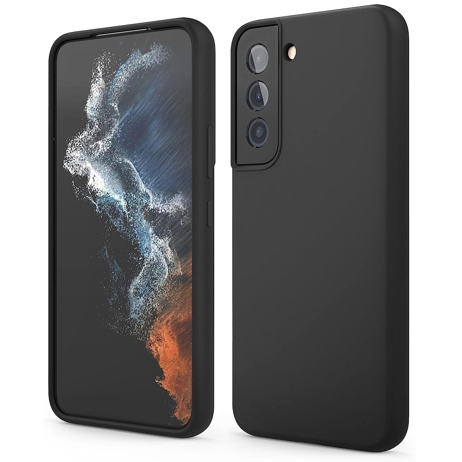  Liquid Soft Silicone - Samsung Galaxy S22 - Czarny 