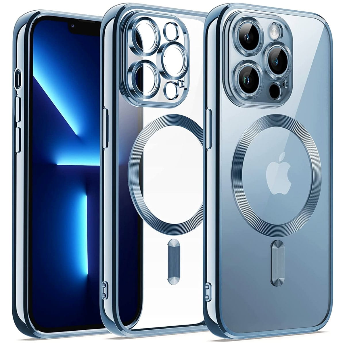 Etui Silikonowe Magsafe Camera Protect do iPhone - iPhone 11 Pro - Niebieski