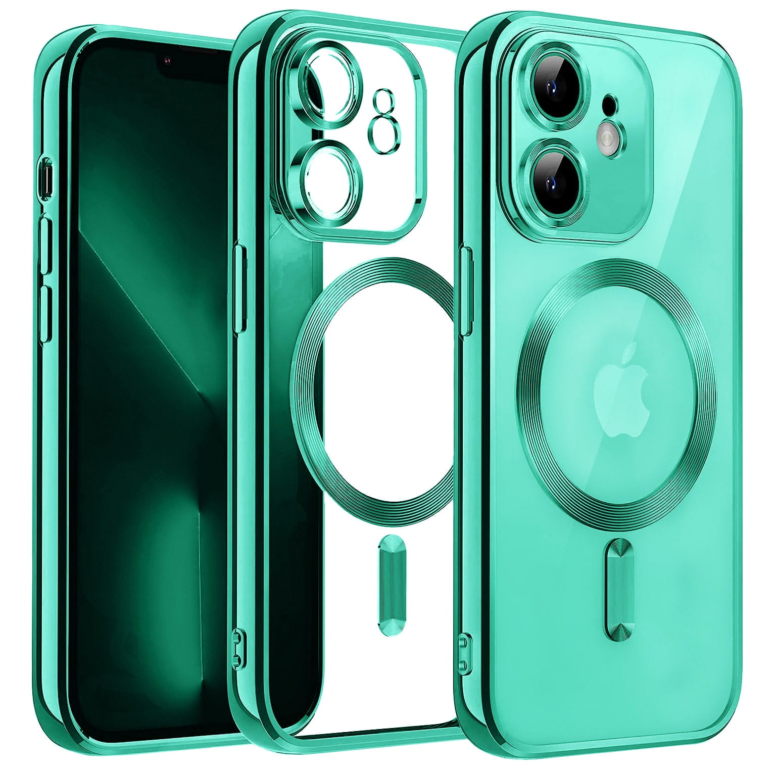 Etui Silikonowe Magsafe Camera Protect do iPhone - iPhone 11 - Zielony