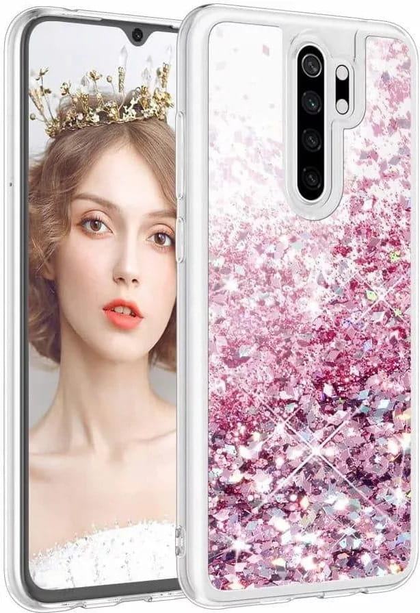 Silikonowe Etui Glitter Case Brokat - Samsung Galaxy A23 5G - Różowy