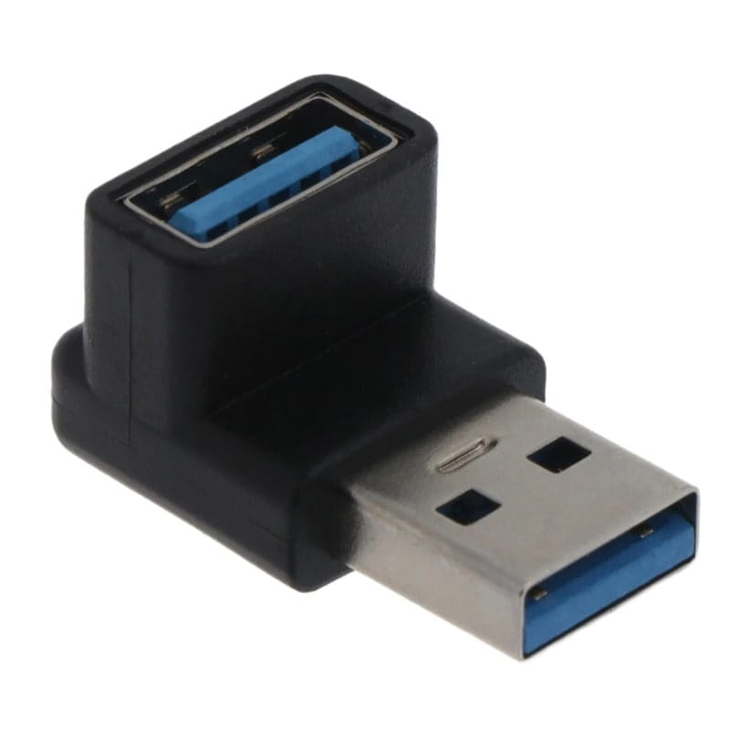 Adapter USB 3.1 → USB 3.1 Kątowy - 90°