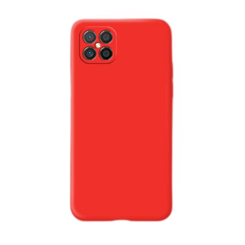 Etui Liquid Soft Silicone - Samsung Galaxy A42 5G - Czerwony